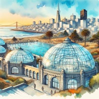 san francisco's zoo's new glass domes