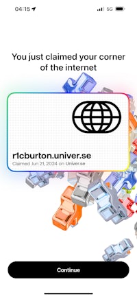 a screenshot of the ribtunnel universe app on an iphone